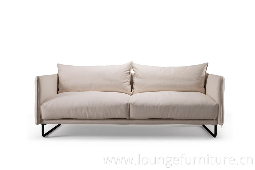 Modern design elegant white leisure sofa office fabric sofa